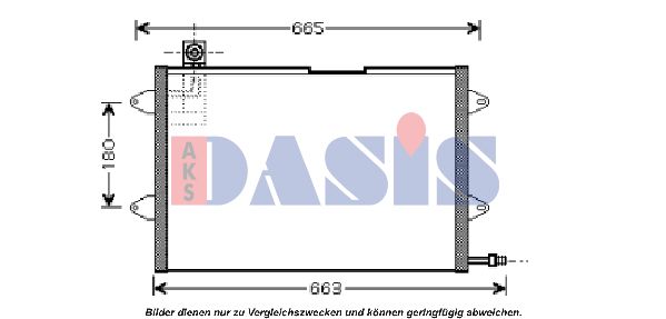 AKS DASIS Lauhdutin, ilmastointilaite 042100N